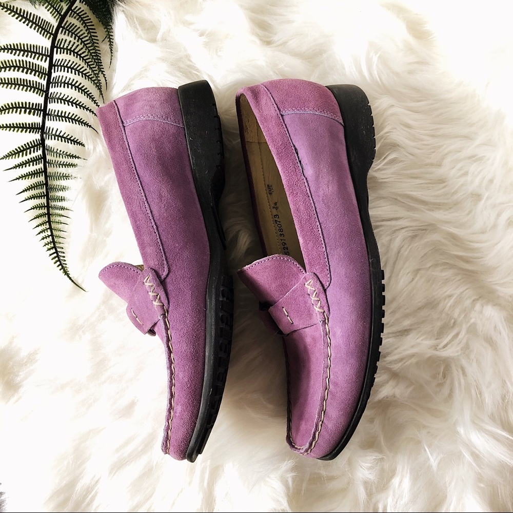 Mephisto Lavender Suede Loafers - Picture 5 of 8